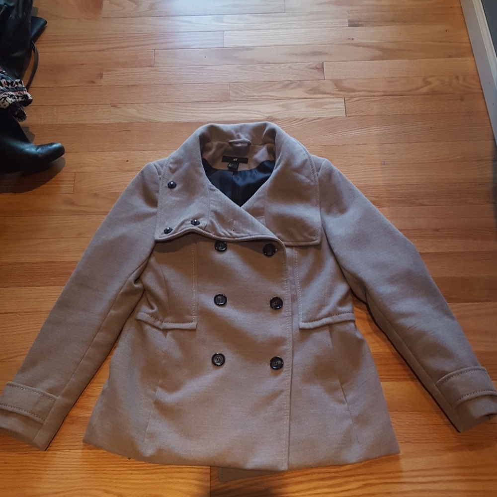 Tan Pea Coat